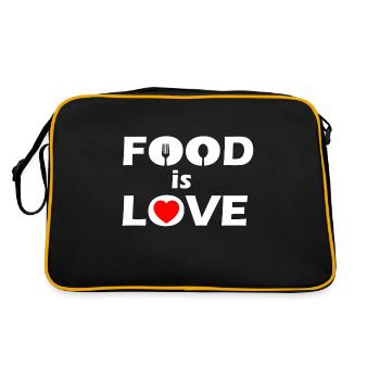 eat - Retro Bag - black/gold - Back