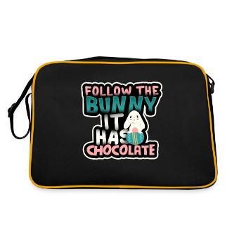 Easter Bunny - Retro Bag - black/gold - Back