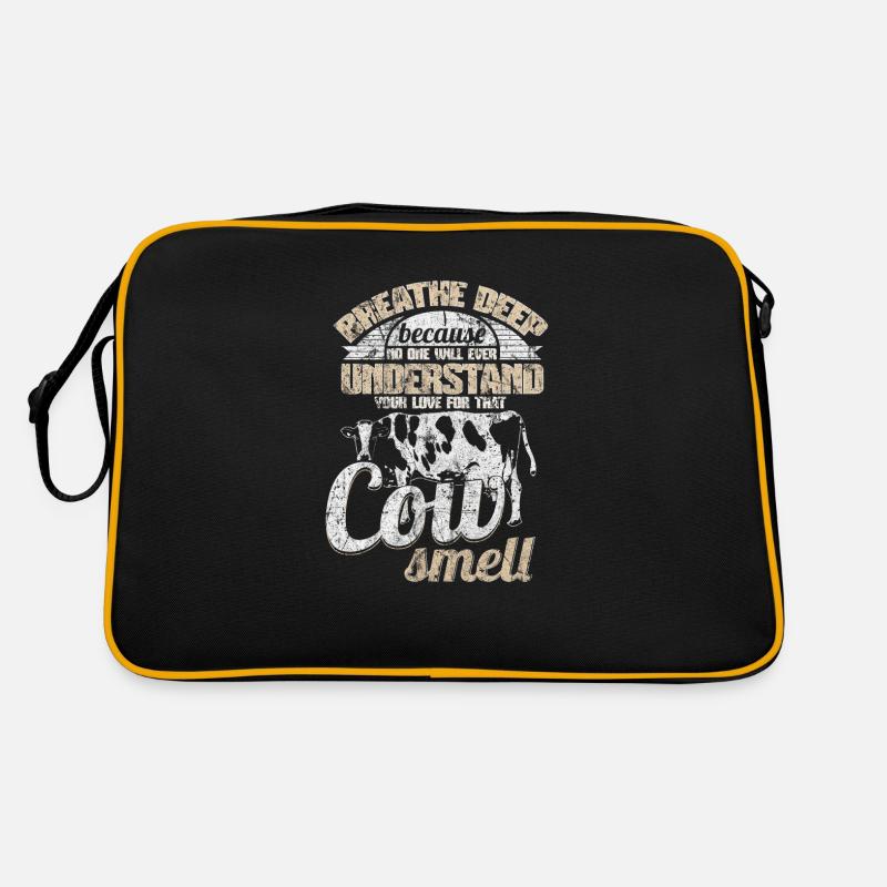 Vache disant Sac Retro