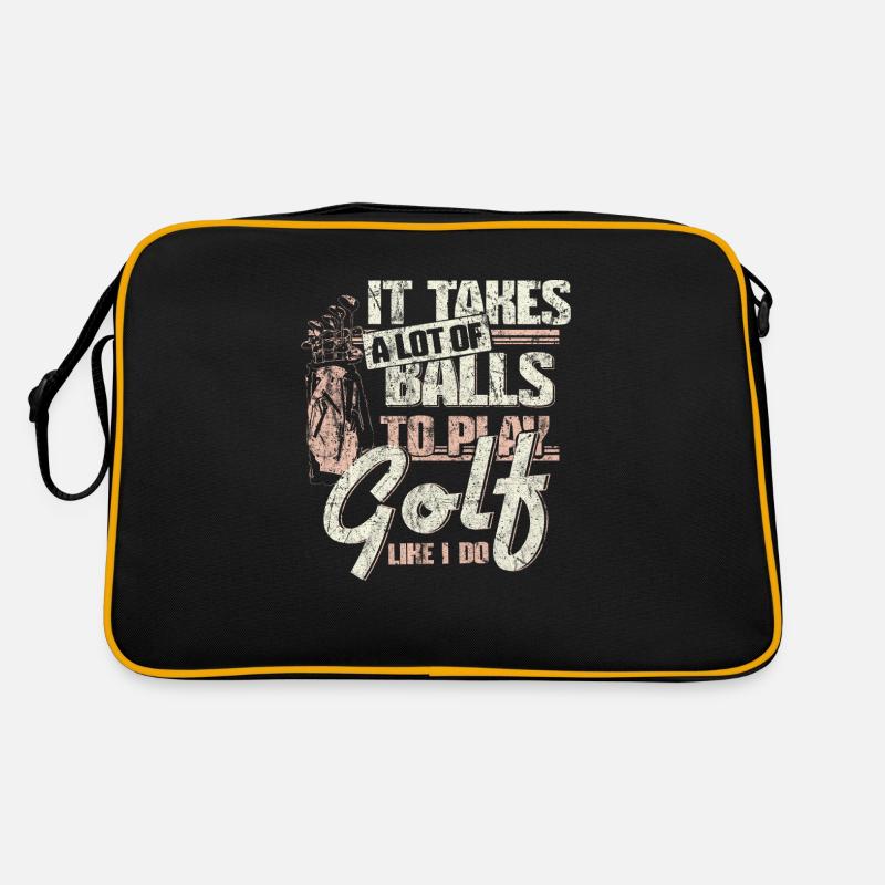 Golf Golfer Sport Geschenkidee Retro Tasche