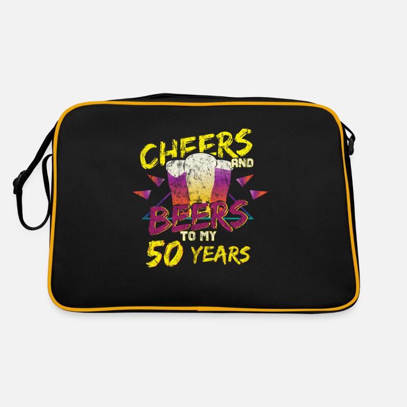 50. Geburtstag Retro Tasche