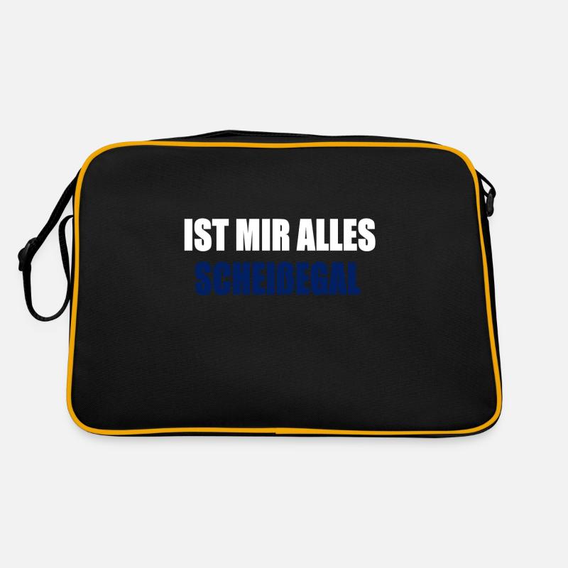 scheißegal Retro Tasche