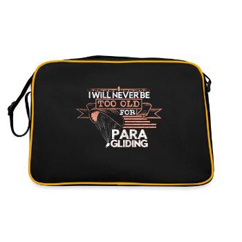 Age du parapente - Sac Retro - noir/or - Dos