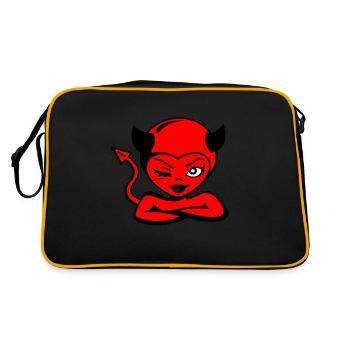 devil women - Retro Bag - black/gold - Back