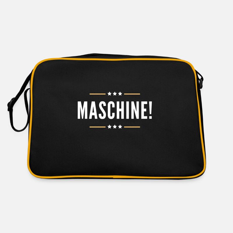 Maschine Retro Tasche