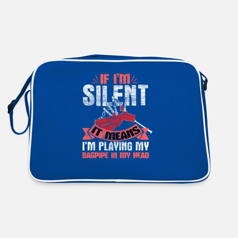Bagpipe bagpipe musician gift idea Retro Bag