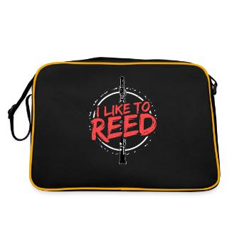Oboe gift - Retro Bag - black/gold - Back