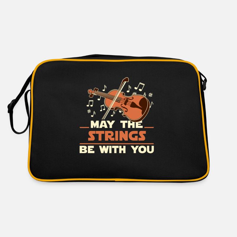 Violin fiddle player Retro Bag