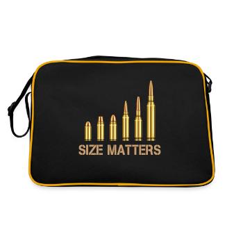 Waff Militär Soldat Bundeswehr Geschenk - Retro Tasche - Schwarz/Gold - Hinten