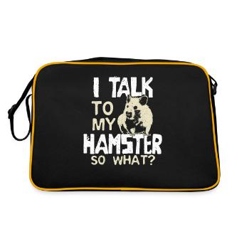 Animal propriétaire de hamster hamster - Sac Retro - noir/or - Dos