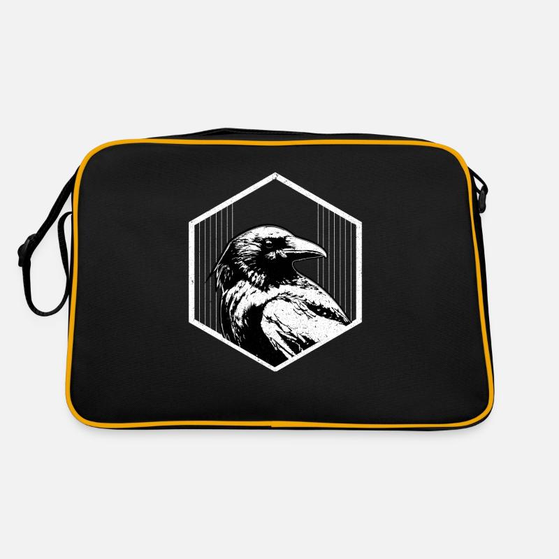 Idée cadeau animaux corbeau Sac Retro
