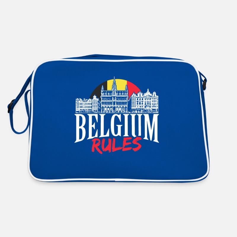 Belgium pride gift idea Retro Bag