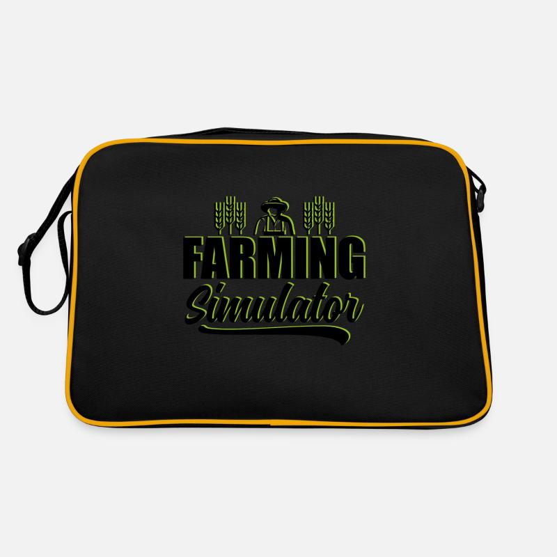 Farming simulator Garten Gartenarbeit Geschenk Retro Tasche