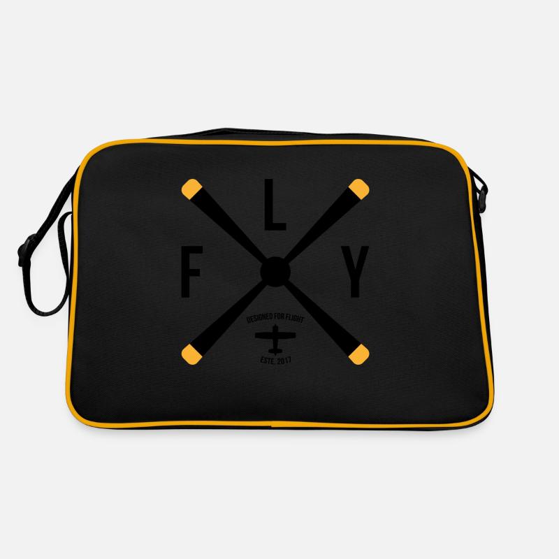 Designed for flight Gift Airplane Copilot Retro Bag