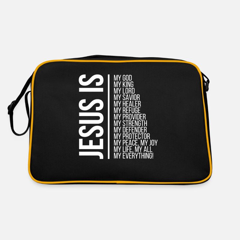 Jésus est mon dieu... Sac Retro