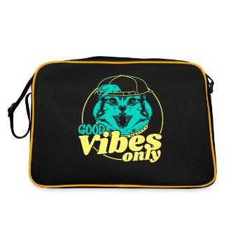 HipHop Streetdance Cadeau - Sac Retro - noir/or - Dos
