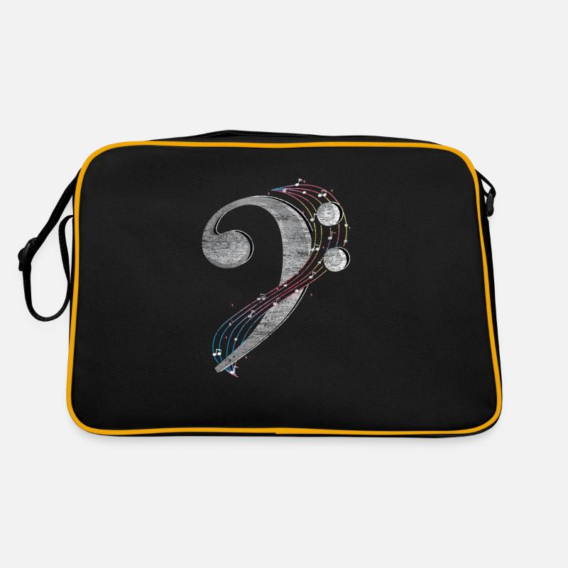Bass Key Choir Gift Idea Retro Bag