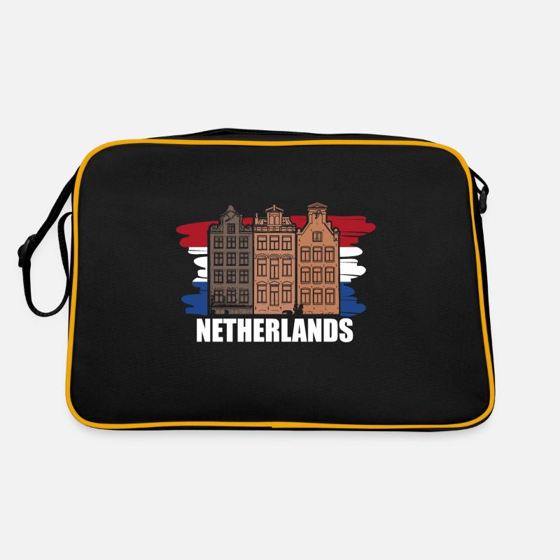 Netherlands Weed Pride Gift Retro Bag