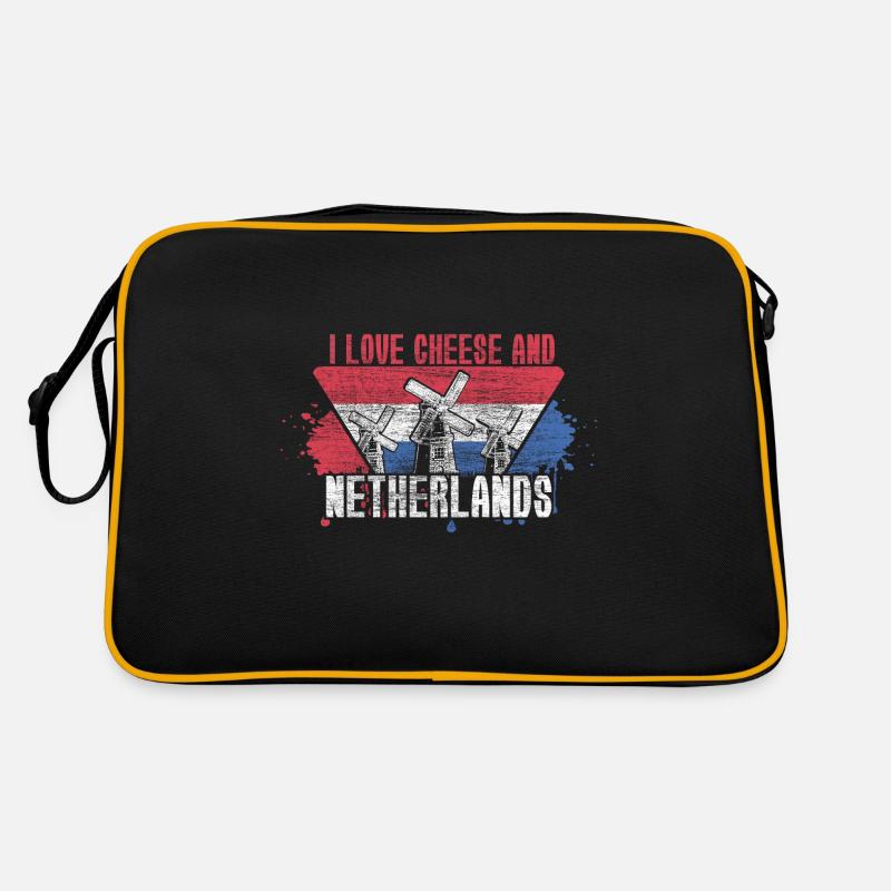 Pays-Bas Blason Idée cadeau Sac Retro