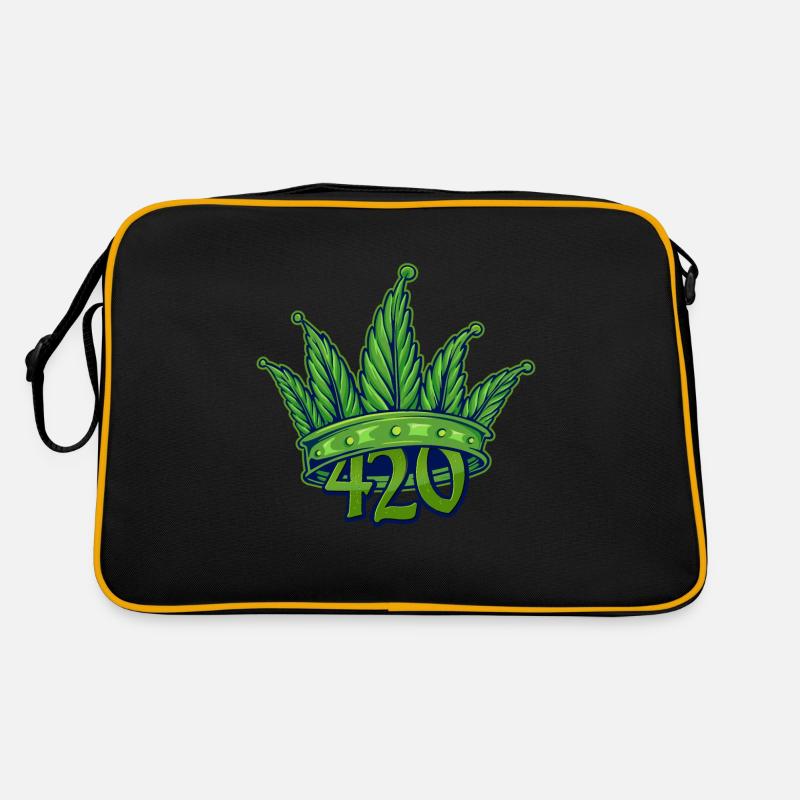 420 Cannabis Hemp Gift Idea Retro Bag