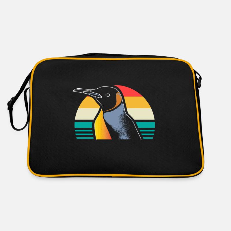 Pinguin Südpol Seevogel Retro Tasche