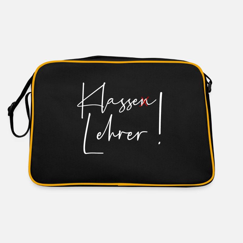 Klasse Lehrer Retro Tasche