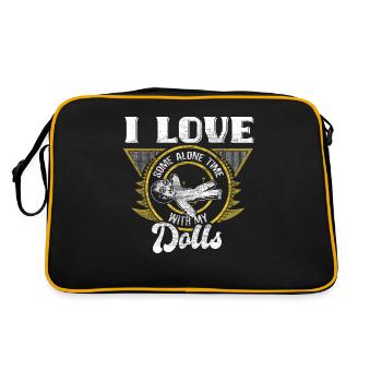 Voodoo Bondieu Funny saying gift idea - Retro Bag - black/gold - Back