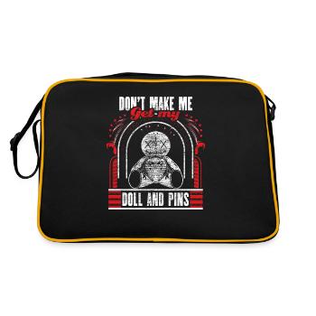 Voodoo Magic Horror Gift Idea - Retro Bag - black/gold - Back