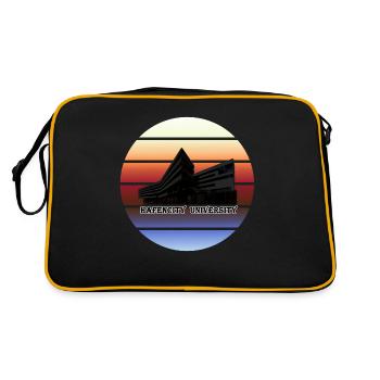 HavenCityUniversityHambrug - Retro Tasche - Schwarz/Gold - Hinten