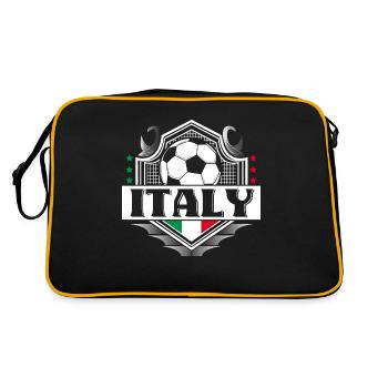 Italy Football Italian Sport Gift Idea - Retro Bag - black/gold - Back