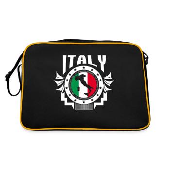 Italy Football Italian footballers - Retro Bag - black/gold - Back