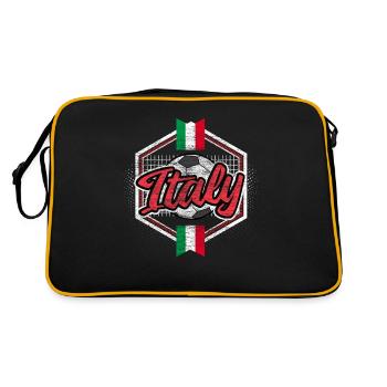 Italy Football Italian Sport Gift Idea - Retro Bag - black/gold - Back