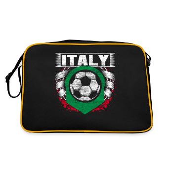 Italy Football Italy Ball - Retro Bag - black/gold - Back