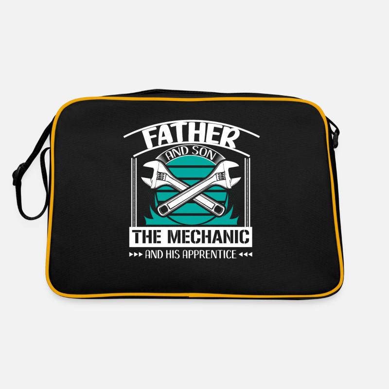 Father & Son Birth Father's Day Gift Idea Retro Bag
