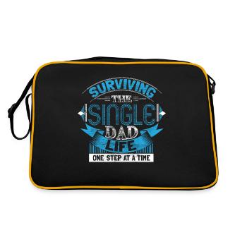 Single father Daughter Parents - Retro Bag - black/gold - Back