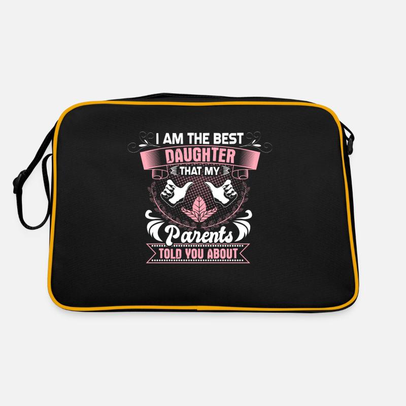 Daughter Love Cute Gift Retro Bag