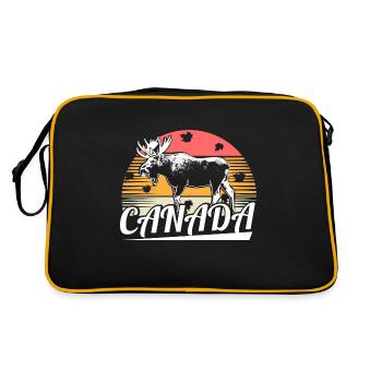 Canada Elk Nation - Retro Bag - black/gold - Back