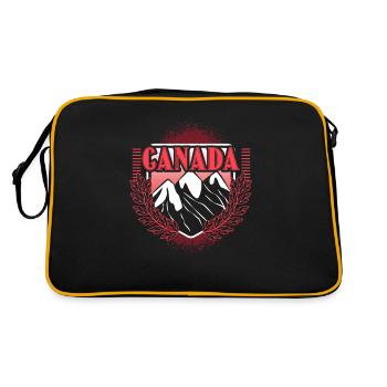 Canada Elk State - Sac Retro - noir/or - Dos