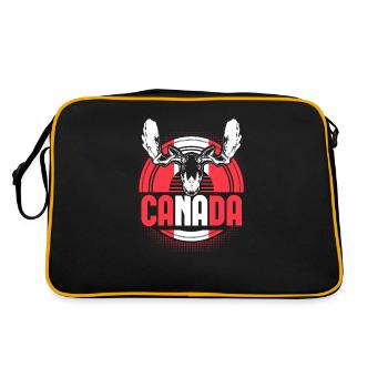 Cadeau d’origine acéricole du Canada - Sac Retro - noir/or - Dos