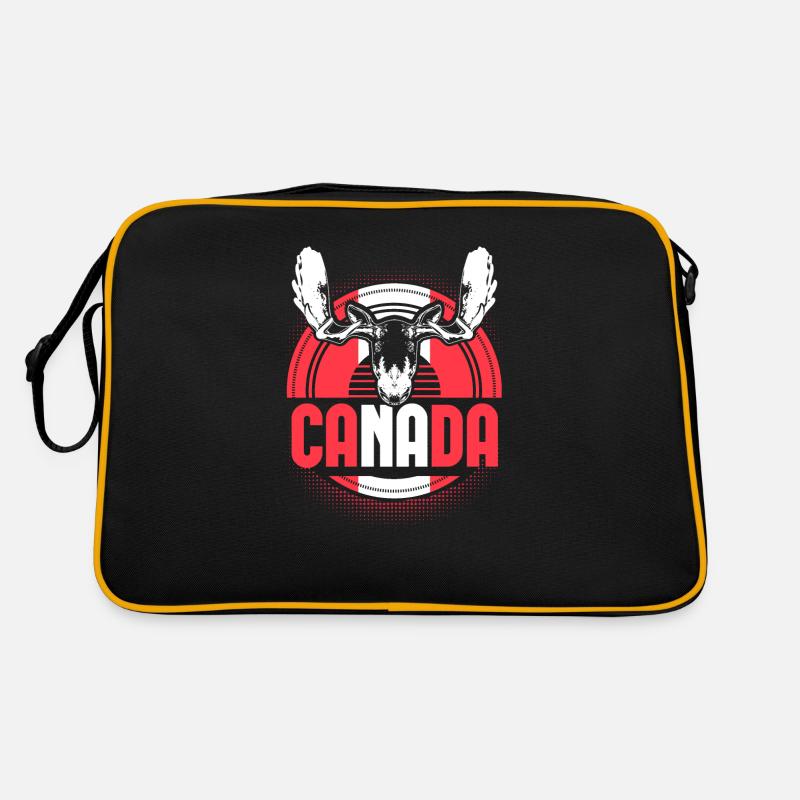 Kanada Ahorn Herkunft Geschenk Retro Tasche