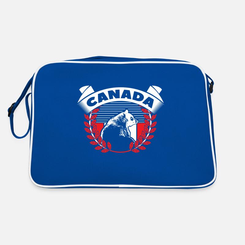 Cadeau du drapeau de la feuille d’érable du Canada Sac Retro