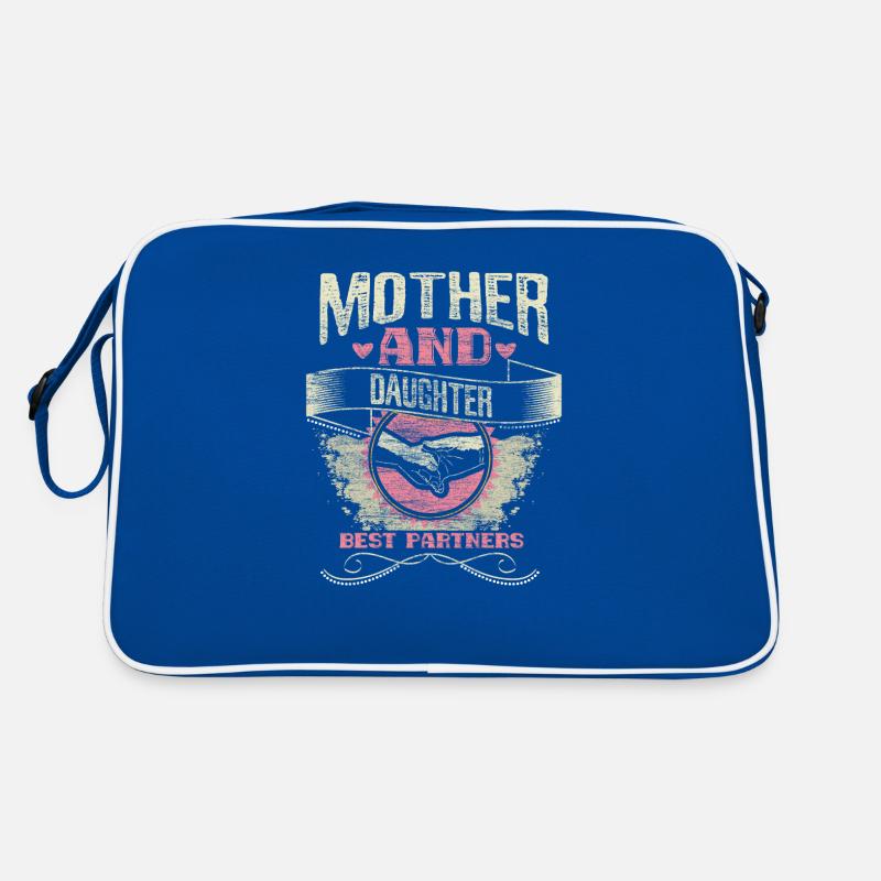Mutter Tochter Beste Freunde Eltern Retro Tasche