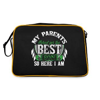 Best son sons - Retro Bag - black/gold - Back