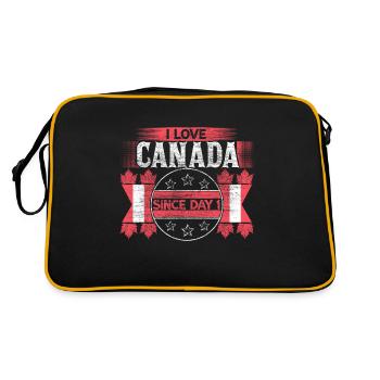 Idée cadeau Canada Snow Origin - Sac Retro - noir/or - Dos