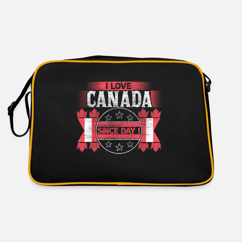 Kanada Schnee Herkunft Geschenkidee Retro Tasche
