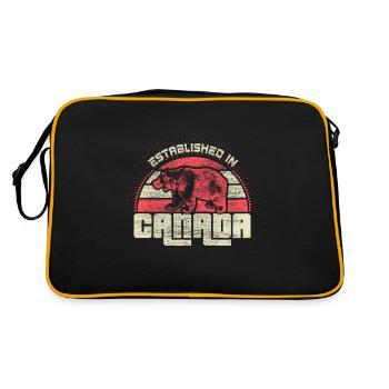 Origine acéricole Canada - Sac Retro - noir/or - Dos