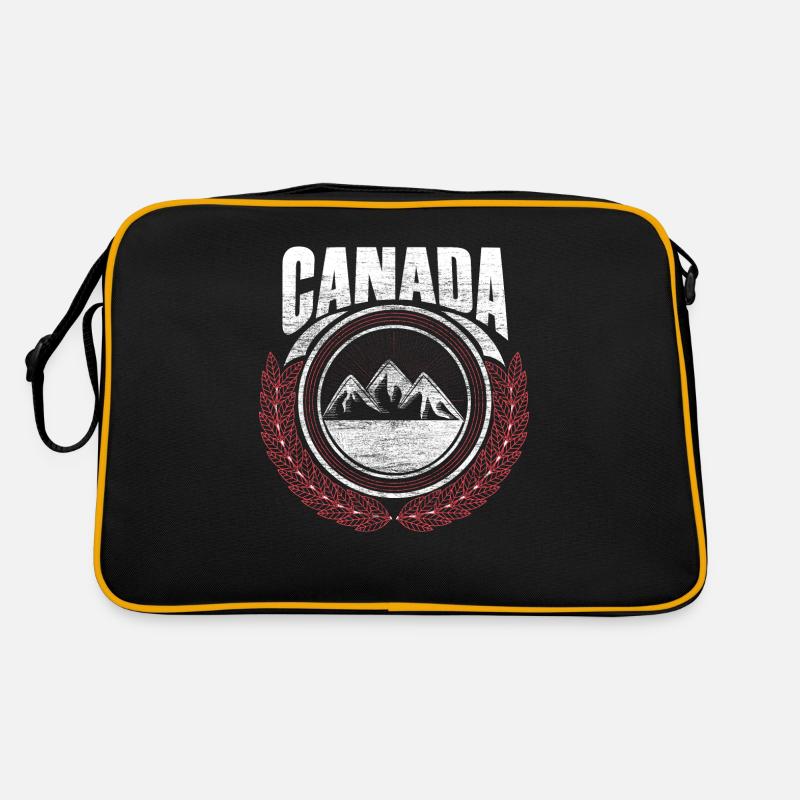 Kanada Elch Herkunft Geschenk Retro Tasche