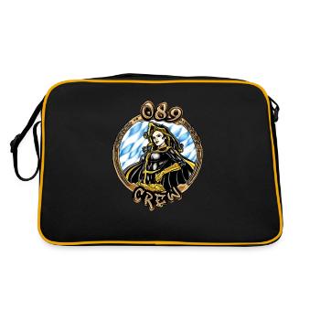 089 Crew | Münchner Kindl #1 - Retro Tasche - Schwarz/Gold - Hinten