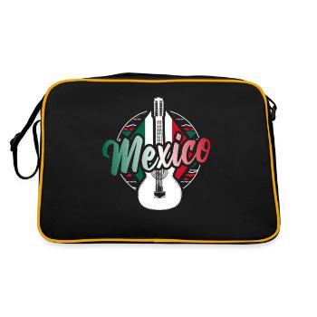 Mexico Mexico Country Gift - Retro Bag - black/gold - Back