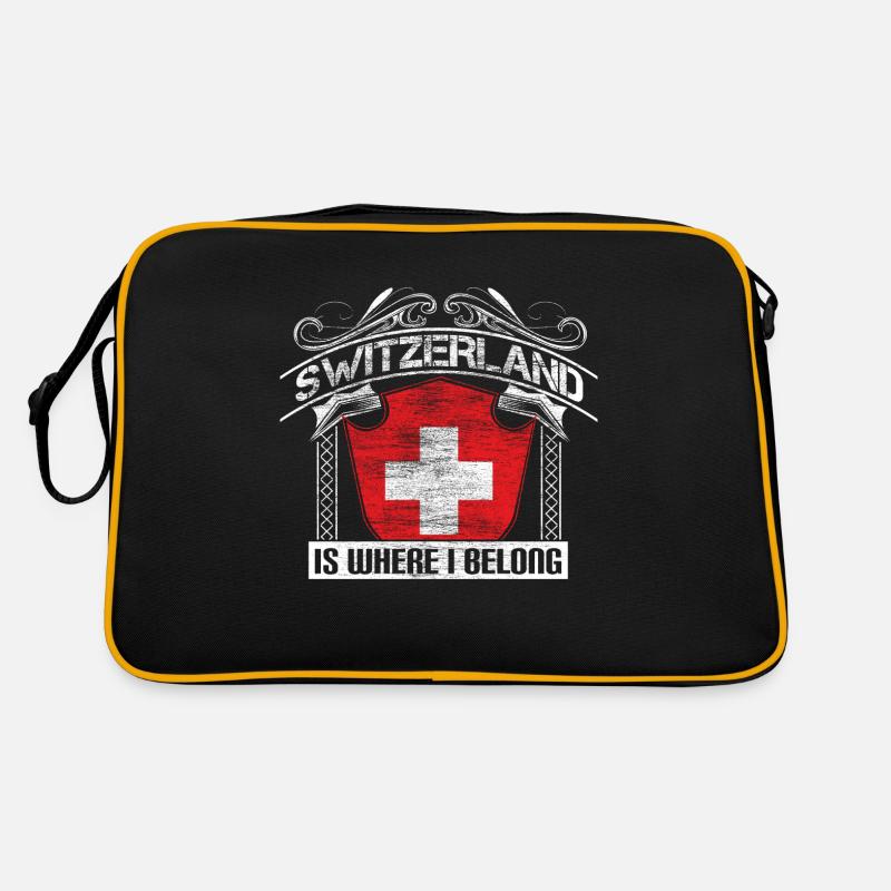 Switzerland Neutrality Gift Idea Retro Bag